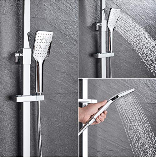 Rainfall shower head pour des matins dynamiques sous la douche - 5