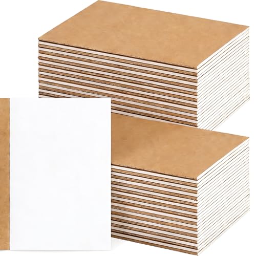 Carnets vierges papier kraft LABUK A5 cahier de dessin enfant 60 pages de notes