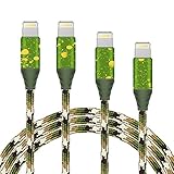 Lightning Cable,Vinpie iPhone Cable 4Pack 3FT 6FT 10FT 10FT Nylon Braided Cord Lightning Cable,USB Cord Charging Charger for iPhoneX/8/8Plus,7/7 Plus,6/6S/6 Plus/6S Plus,5/5S/5C/SE,iPad,iPod and More