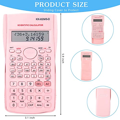 Dft Engineering Scientific Calculator, Suitable For School And Business Study Accessoires Supplies Calculator Scientific Citizen, Pink #TOP1