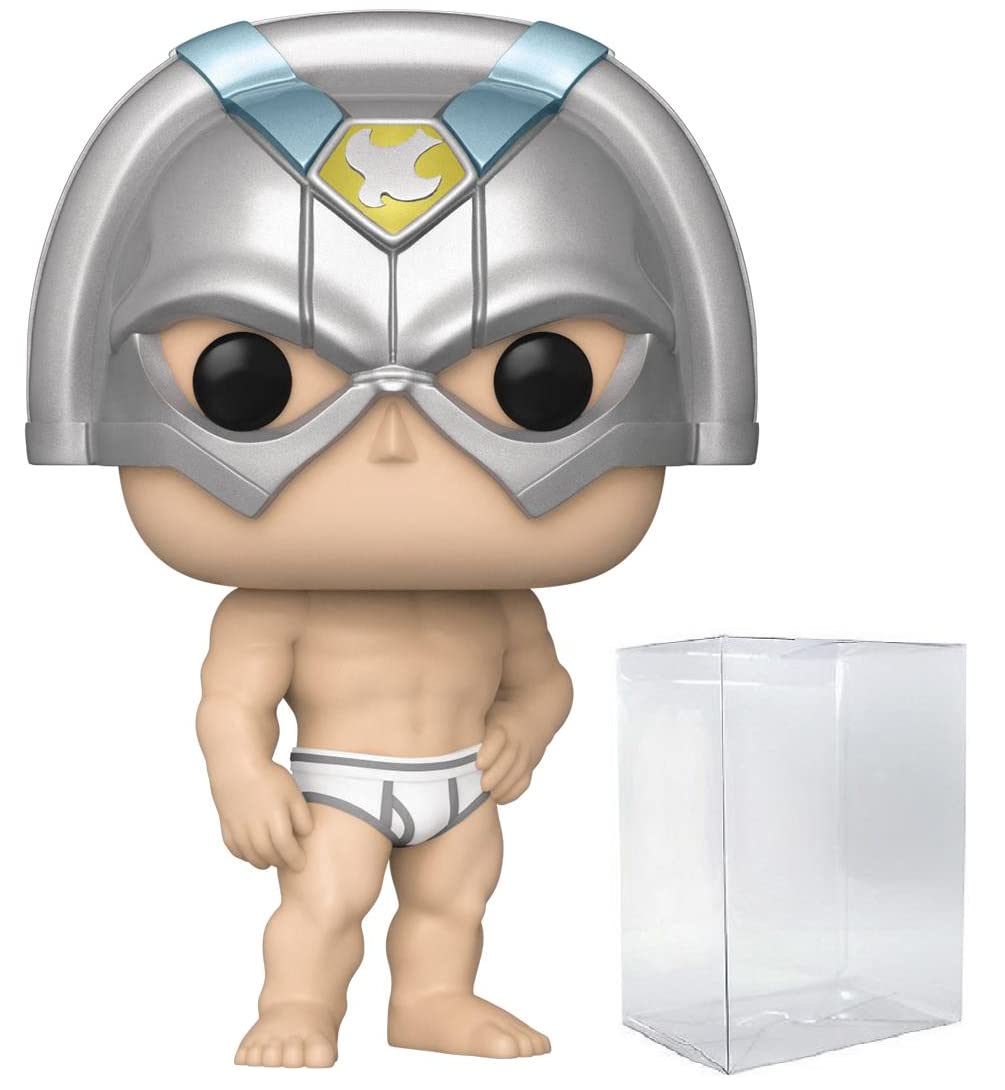 Peacemaker - Peacemaker in Underwear Funko Vinyl Figure (Bundled with Compatible Box Protector Case), Multicolored, 3.75 inches