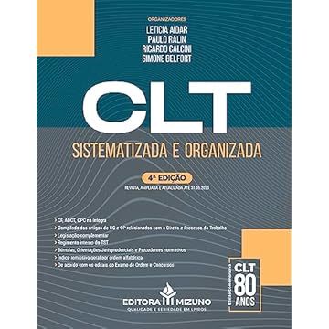 Capa do livro CLT Sistematizada e Organizada 4ª edição (2023)
