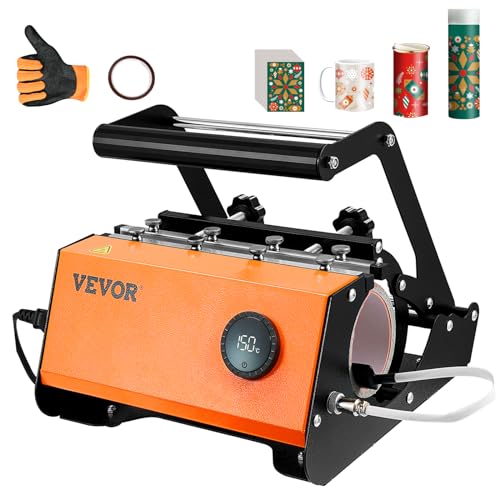 VEVOR - Becherwärmepresse, Heißpressmaschine für 30 Unzen Tassen, Sublimationstransfer 31 bis 15 Unzen, 16-25 Unzen, gerade und dünne Becher, Tassenwärmepresse