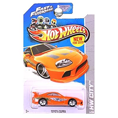 Hot Wheels 2013 HW City Fast & Furious Toyota Supra 5/250, Orange