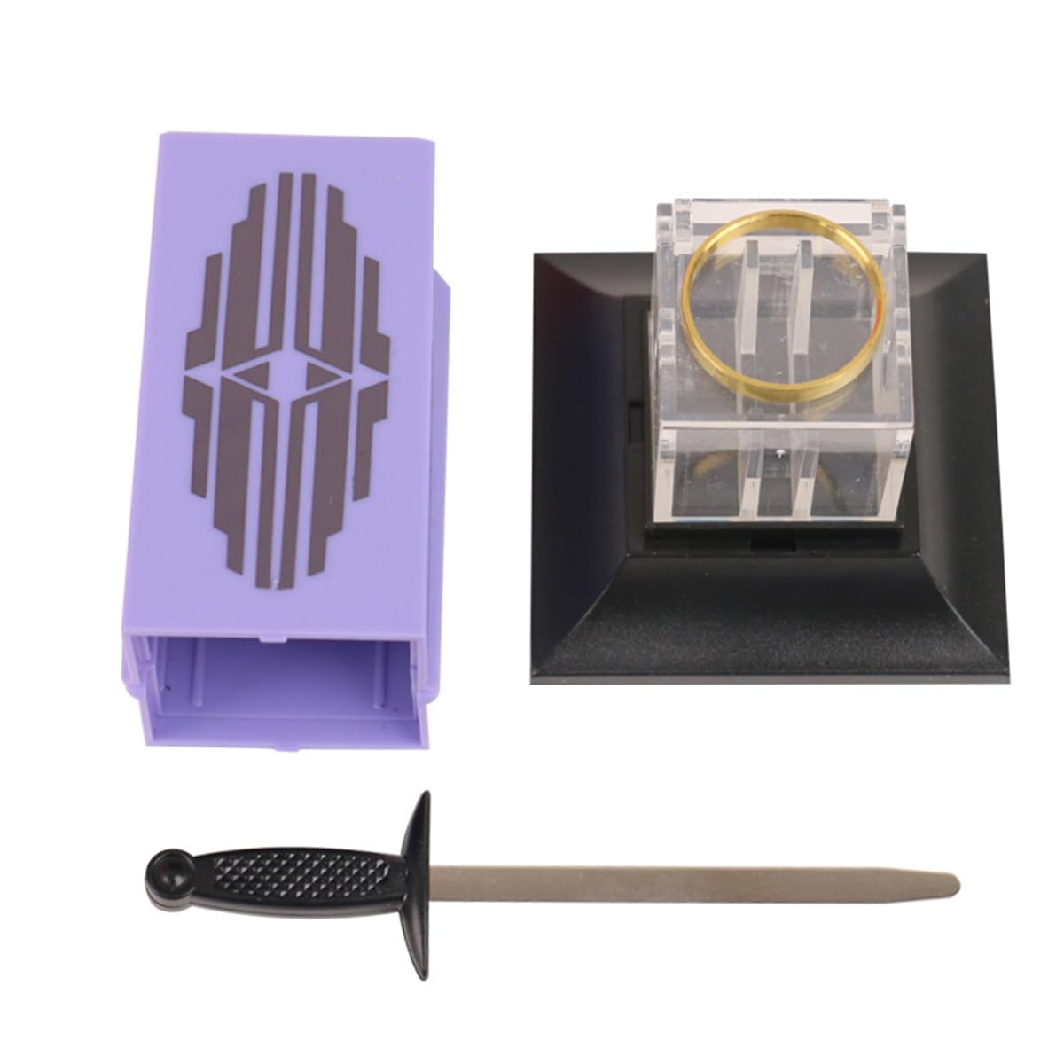 Amazon | ソード スルー リング 貫通剣 剣 リング インサイド キャスケット マジック 面白い ソードマジック クローズアップ  イリュージョン ギミック メンタルプロップ | マジック・手品 | おもちゃ