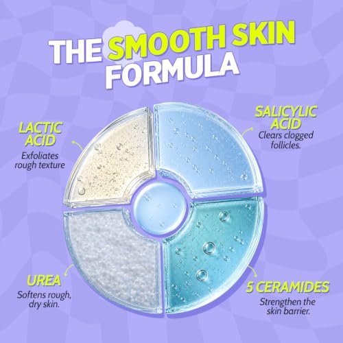Chemist At Play Smooth Skin Body Cream | 72-Hours Deep Hydration | Targets Strawberry Legs & Bumpy Skin | Smoothens & Brightens Textured Skin | With Lactic Acid, Salicylic Acid & Urea - 236 ml - Image 5