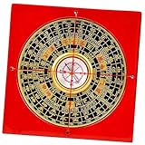 Boussole taoïste : cette boussole chinoise est facile à transporter et pratique à utiliser. simple, léger et portable