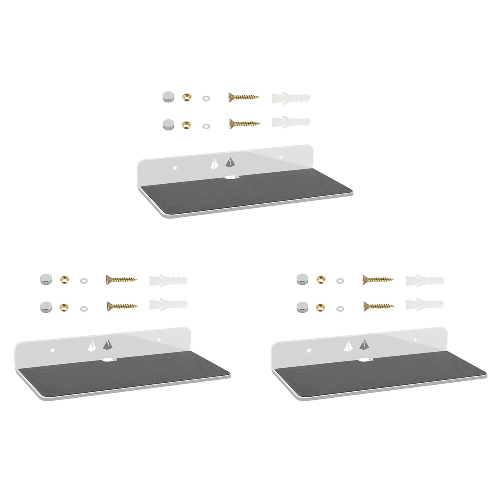 Soporte para altavoz en el salón con estante de pared para organizar juguetes y móviles