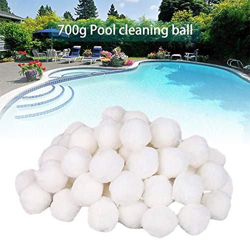 WUYANSE Swimming Pool Filter Fiber Ball Pool Cleaning Equipment Special Fiber Ball Filter Light High Strength Durable Ball, 700g