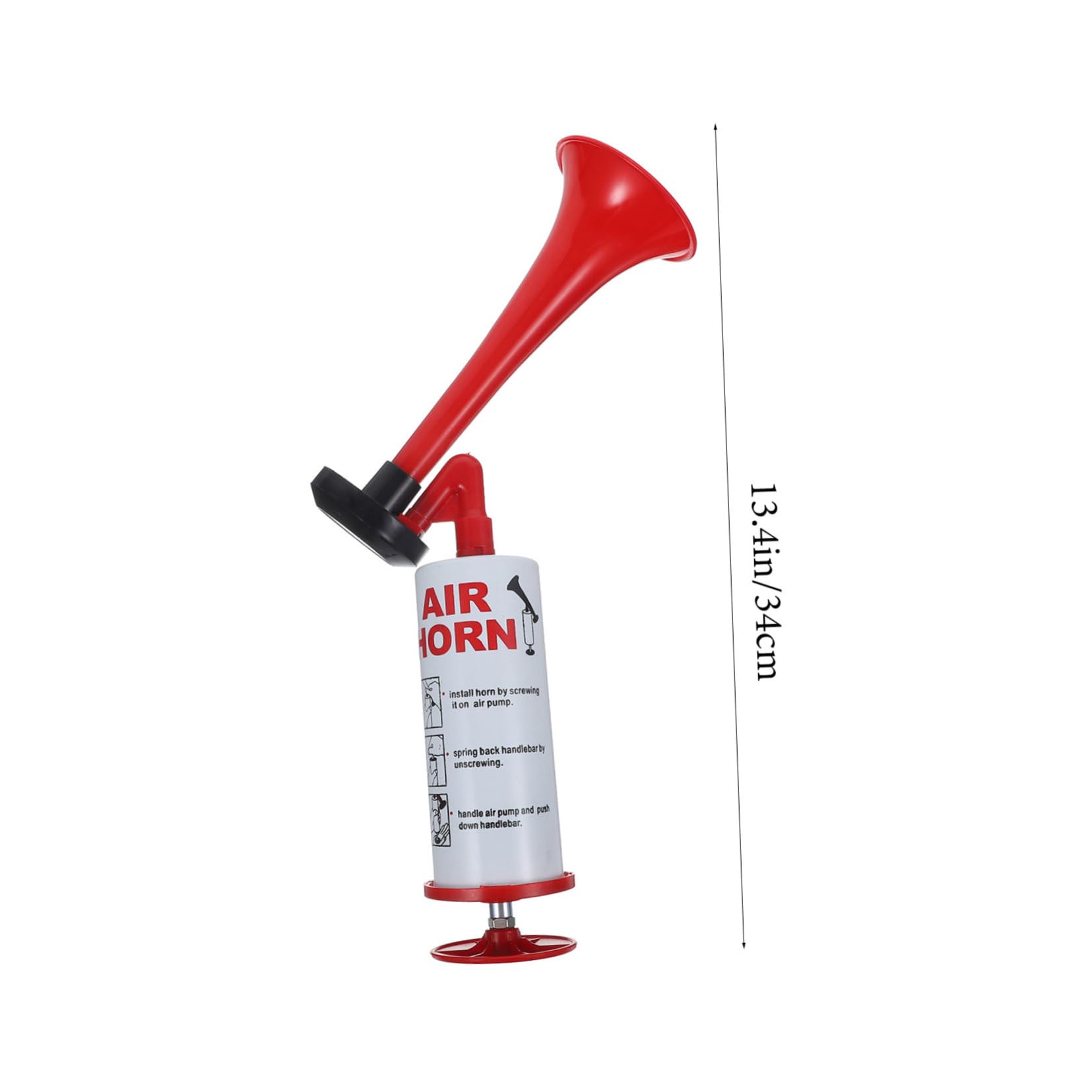 Mikikit Handheld Cheer Air Horn Portable Trumpet for Football Events Cheerleading Parties Creates Exciting Atmosphere for Celebrations and Sporting Activities