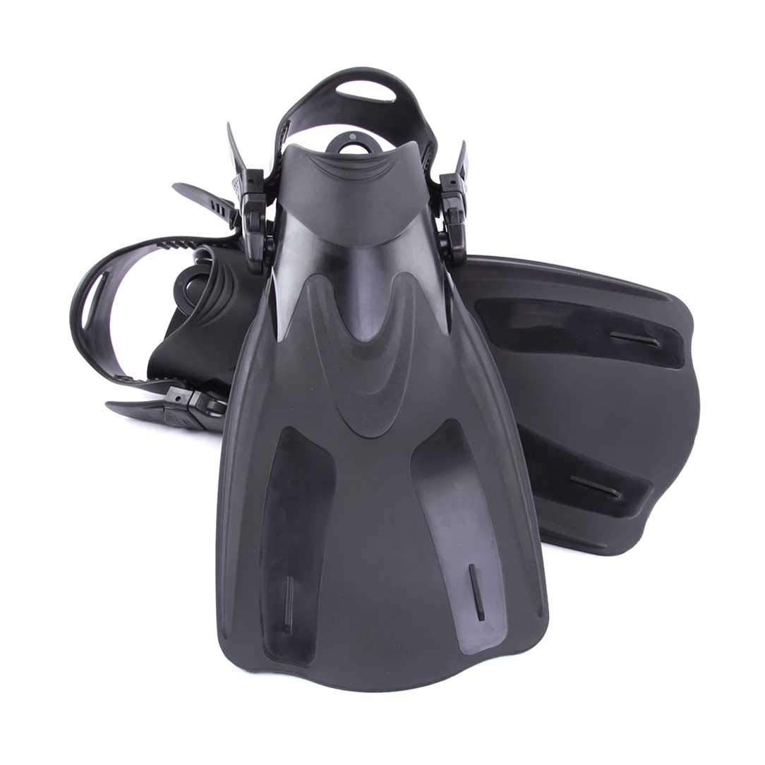 Pinne da Nuoto for Adulti, Corte, for Immersioni, Snorkeling, Scarpe, Pinne da Nuoto, Pinne da Immersione con Tallone
