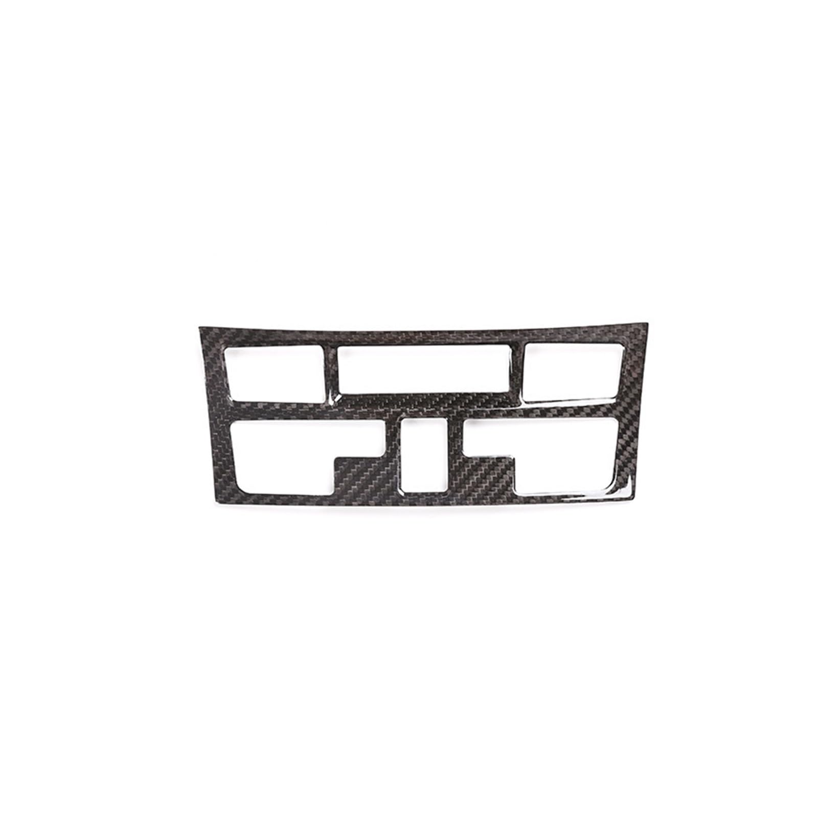 QBKGMEWCA Air Conditioning Switch Trim Compatible for Porsche 718 and 911 Models 2016-2019 Genuine Carbon Fiber(Type1)