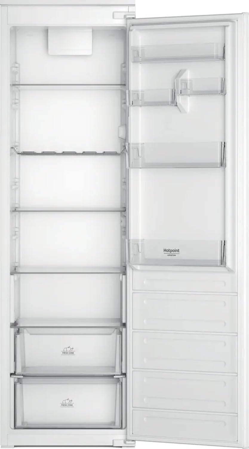 Hotpoint - HASD18A031A1 Réfrigérateur Encastrable 306L - Éclairage LED et Technologie Low Frost, Porte-bouteilles - H 177 x L 54 x P 54.5 cm - Classe Énergétique E - Acier