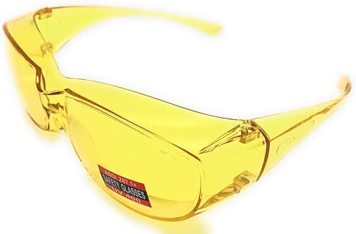 Miniatura 6 de Gafas de seguridad con protección lateral ANSI Z87.1, protección UV que se adapta a los lentes