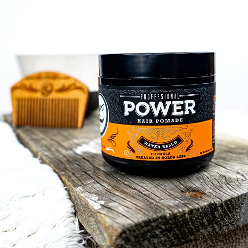 Rolda Power Hair Pomade Strong Hold High Shine 4.05Oz #TOP5