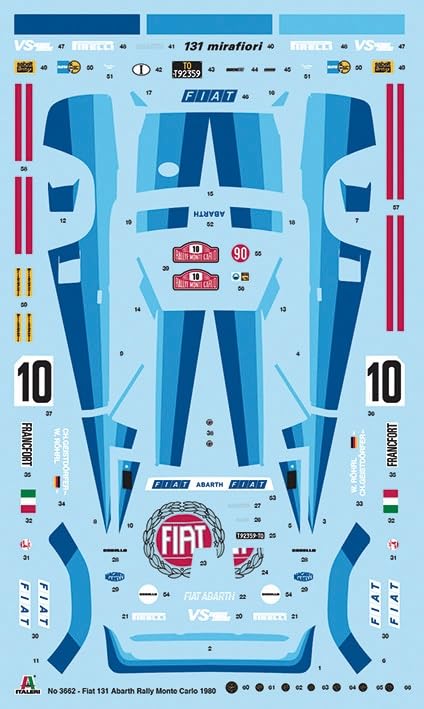 Amazon | プラッツ イタレリ 1/24 フィアット 131 アバルト ラリー