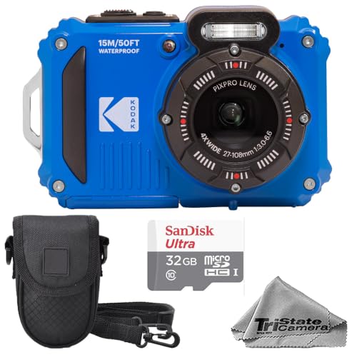 Kodak PIXPRO WPZ2 Waterproof, Shockproof & Dustproof Camera (Blue) –