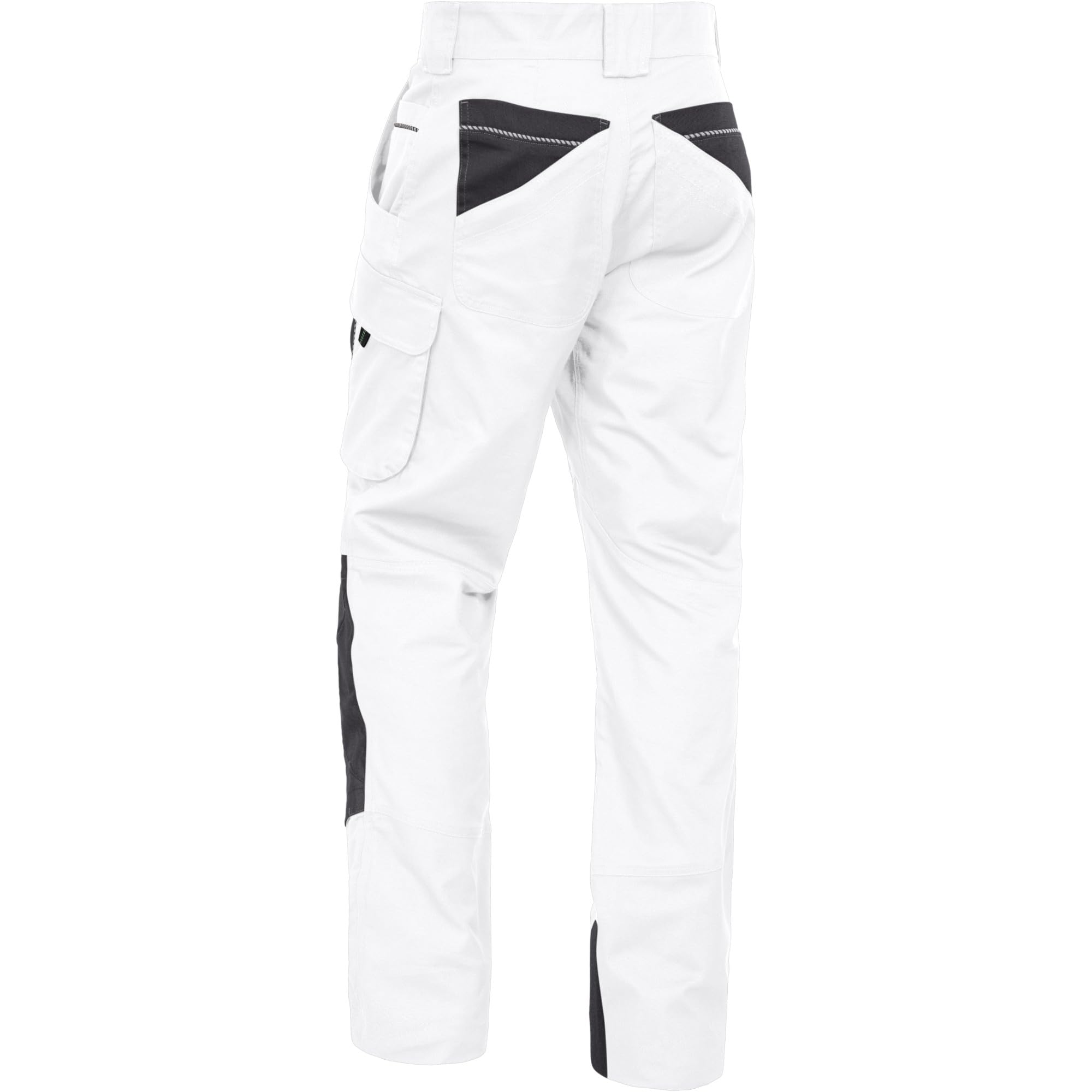 Leibwächter Dynamic Line Arbeitshose Herren Stretch, Bundhose mit Knieverstärkung, Atmungsaktive Arbeitskleidung mit Oxford-Knietaschen für Handwerk, Montage und BAU