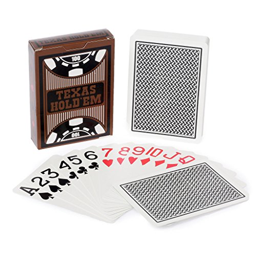 hopewey 2 x Texas Holdem Poker Playing Cards Wasserdichtes Pokerkarten Plastik Spielkarten aus PVC Profi Premium Spielkarten – Bild 7