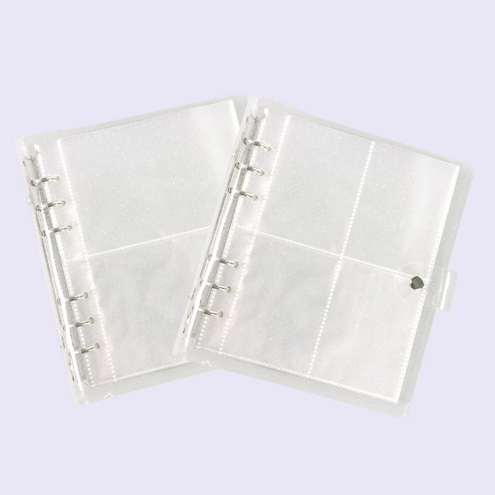 3 zestaw 3/5/7 cala album fotograficzny DIY wzrost dziecka pamięć luźny liść scrapbooking organizacja uchwyt duża pojemność książka fioletowy 12,7 cm 12,7 cm