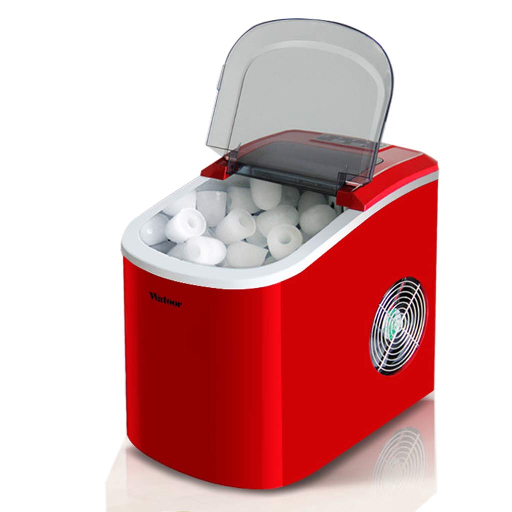 Máquina para Fabricar Hielo para Oficina En Casa, Máquina Para Hacer Hielo En Cubos De Hielo, Portátil, Para Encimera, Eléctrica, con Cesta y Cuchara Extraíbles, 15 Kg de Hielo En 24 Horas