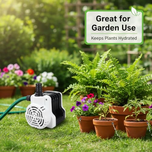 Image of ZAIBTRONIX 18Watt Submersible Water Aquarium Pump - 180V-230V, 1 M Cooler Pump for Desert Air Cooler, Fountains (18 Watt Pack of 1 Pcs) (18 Watt Delta)