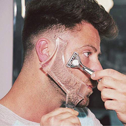 Beard Shaping & Styling Tool with inbuilt Comb for Perfect line up