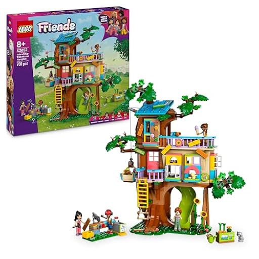 LEGO Friends Quedada en la Casa del Árbol de la Amistad de Juguete - 2 Figuras de Animales, 4 Mini Muñecos, Jardín y Accesorios de Comida de Juguete - Regalo Creativo para Niñas de 8+ Años 42652 | Ya disponible en tu tienda friki favorita! En mundofriki.es!