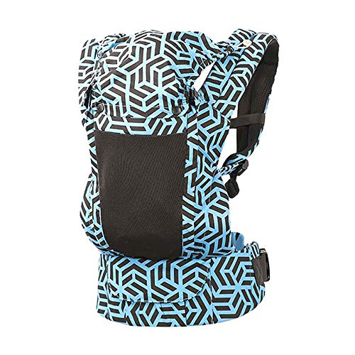 G&F Babyrückentragen Babytrage Ergonomisch Vorne Und Hinten Modisch Zum Neugeborene Und Kleinkinder (Color : Blue)