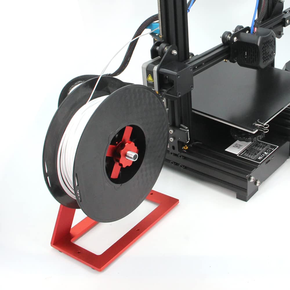 Kit di supporto per bobina di filamento con base con supporto girevole per Ender 3/Ender 3 V2/Ender 3 Pro/Ender 5/CR-10 stampante 3D (supporto per bobina)