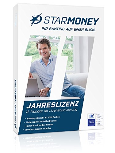 Preisvergleich Produktbild starfinanz STARMONEY 11 Online-Banking Jahreslizenz -DEUTSCH- inkl. Premiumsupport (DVD-Box)
