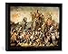 Produktbild Gerahmtes Bild von Punischer Krieg Die Schlacht, Kunstdruck im hochwertigen handgefertigten Bilder-Rahmen, 40x30 cm, Schwarz matt