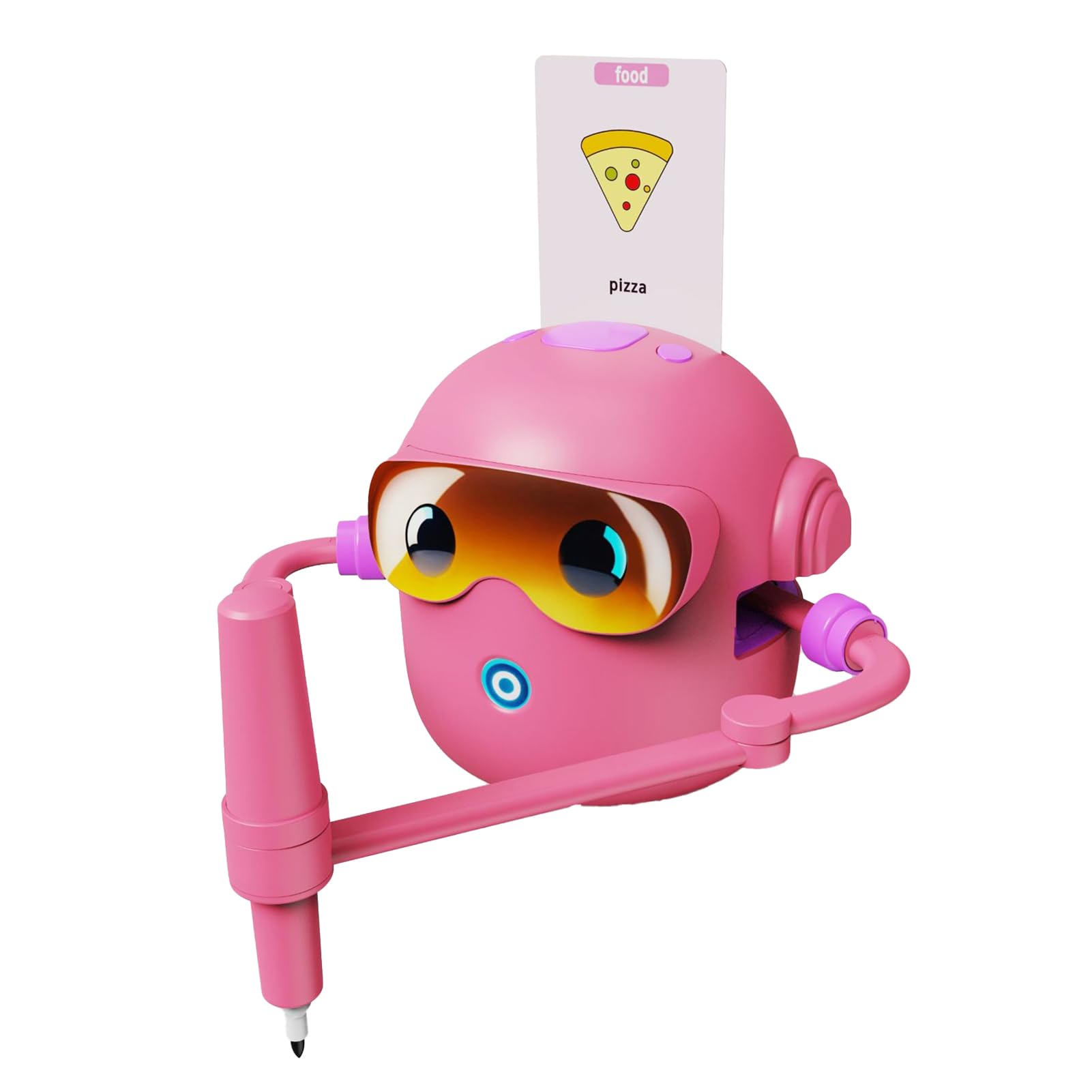 Walfront Robot Rysujący dla Dzieci Zabawka Edukacyjna STEM ze 100 Kartami Rozpoznawania 12 Kolorowych Długopisów Interaktywna Maszyna Edukacyjna Sterowana Głosem dla Chłopców Dziewczęta w