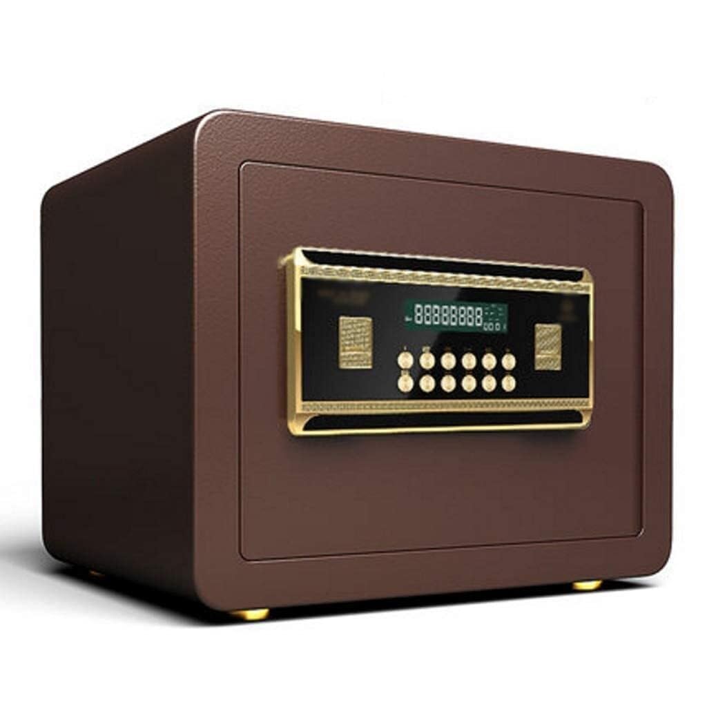 Digital Password Safe Box Electronic Security Safe Steel Construction Adjustable Storage for Home Office Hotel Jewelry Money Passport