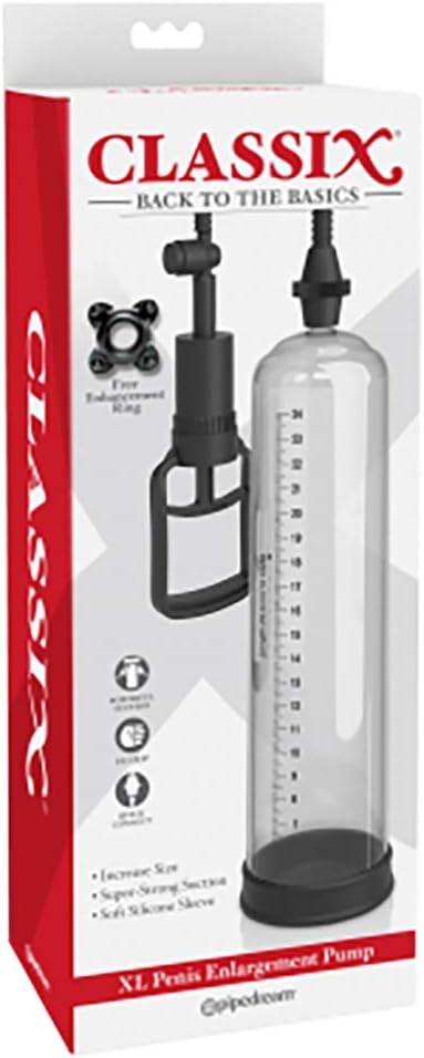 Pipedream Products Classix XL Penis Enlargement Pump, 6.8 Lb