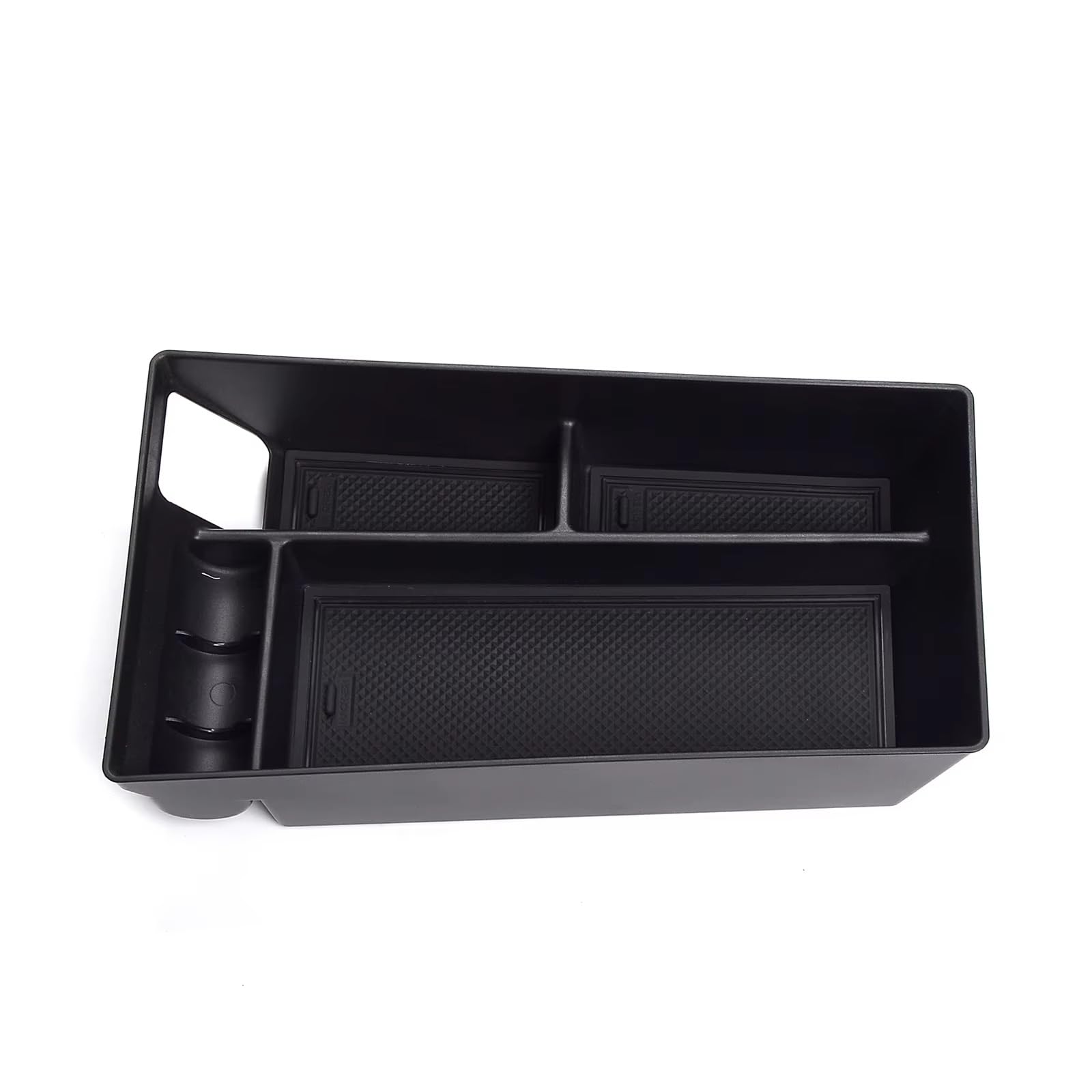Lvdlrajj One Color Storage Organizer Compatible With Mustang For Mach-E 2021 2022 2023 Center Console Armrest Storage Box Organizer Holder Accessories Black