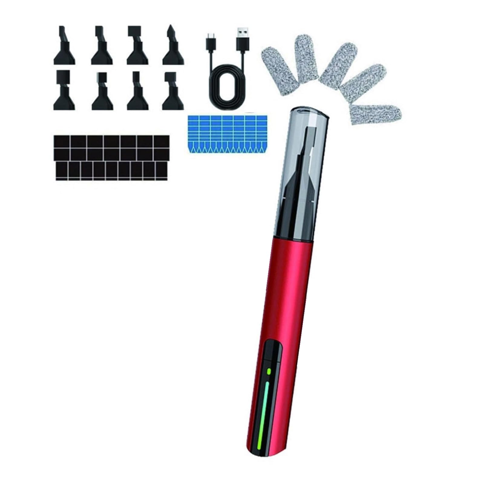 Fromceo Compacted Multifunction Abs Handheld Grinder For Scale Model Detailing Tasks Craft Work With Interchangeable Accessories Miniature Polisher