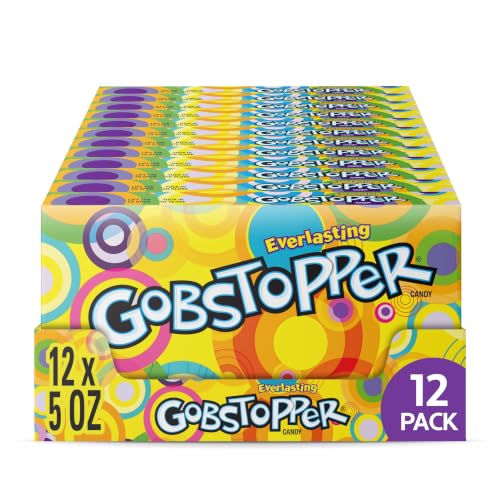 Gobstoppers Everlasting Jawbreaker Hard Candy, Theater Box, 5 oz, 12 Ct