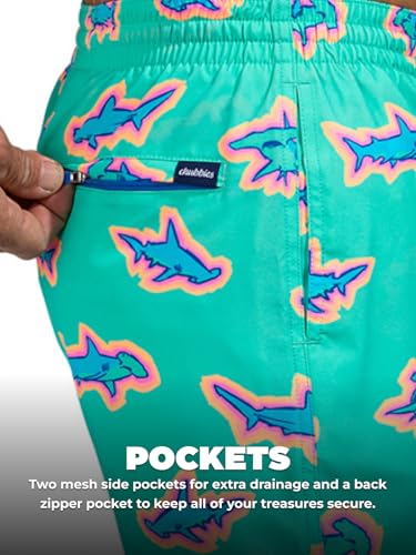 Image of Chubbies Men's Swim Trunks, Stretch Swimming Board Shorts, 5.5 inch Inseam