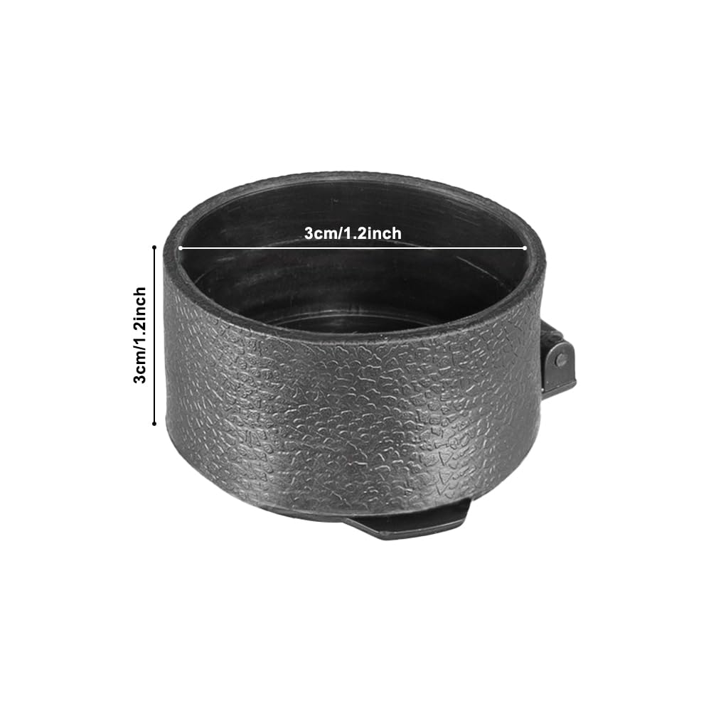 2PCS Copriobiettivo per Cannocchiale da Puntamento, Copri Cannocchiale Apribile Flip, Protezione per Cannocchiale da Puntamento per Accessori da Caccia All'Aperto 30mm-65mm