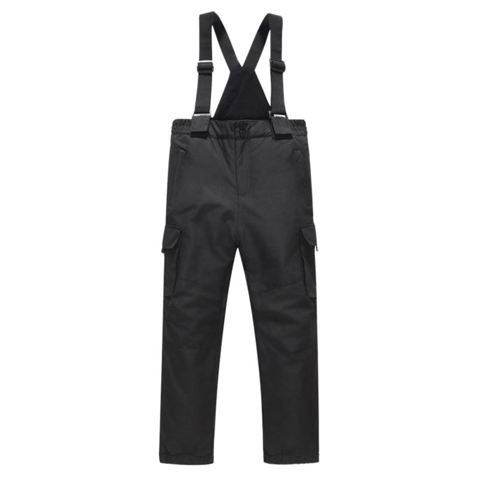 Generisch Pantalon de neige pour enfants : pantalon de ski garçons extra large pantalon de randonnée à ski grandes tailles combinaison de ski thermique pantalon d'hiver salopette de neige