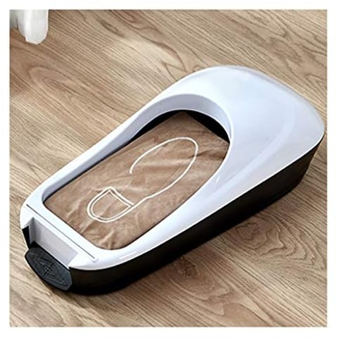 DaPeng Automatic shoe cover dispenser,shoe cover dispenser automatic shoe cover dispenser machine (600 Shoe Molds) (Color : White) Cover
