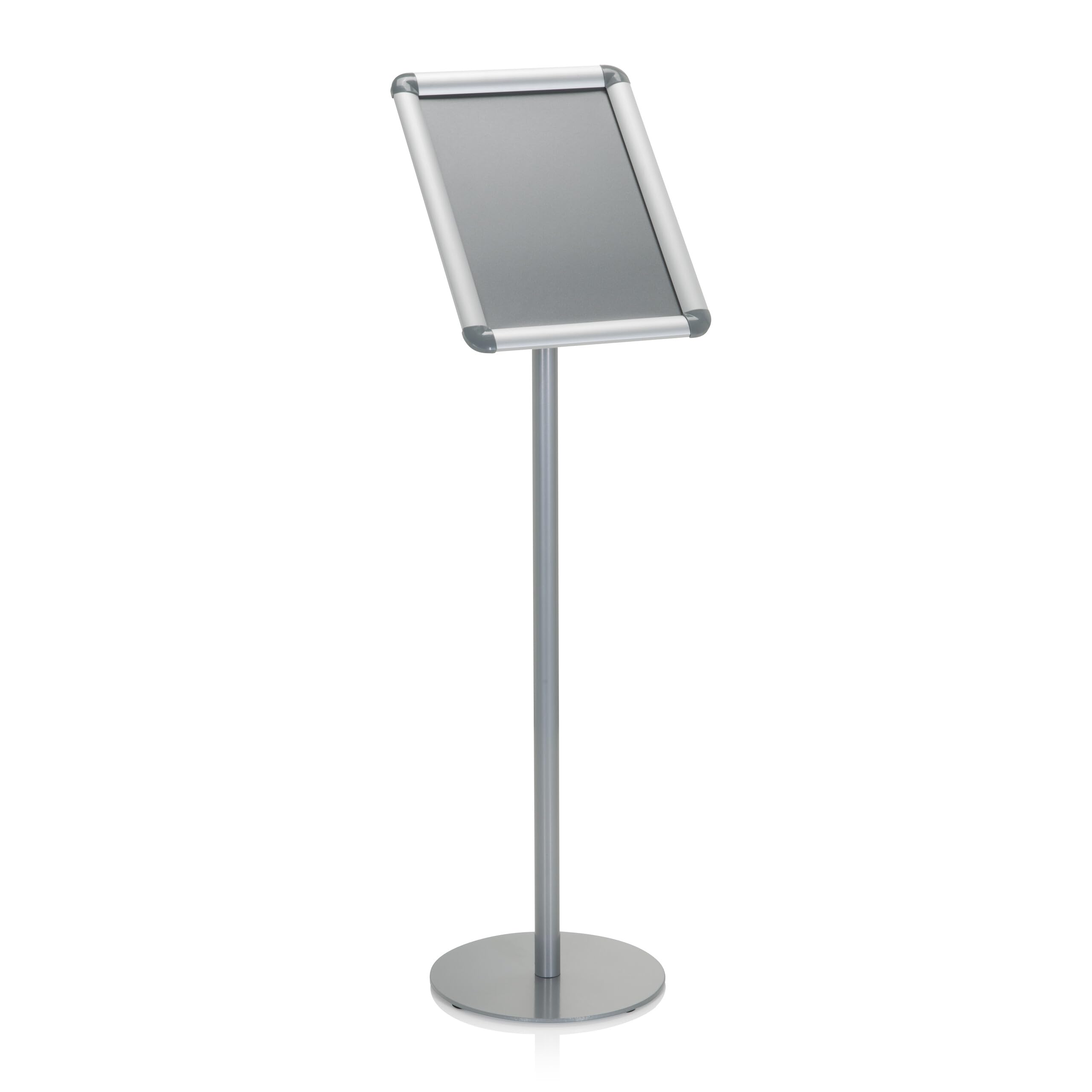 hjh OFFICE 830035 Soporte para carteles de aluminio AGENDA I A4 Expositor de información para informativos y publicitarios para A4