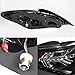 AKKON - For 10-12 Genesis Coupe Black Bezel Rear LED Tail Lights Brake Lamps Replacement Left + Right Pair