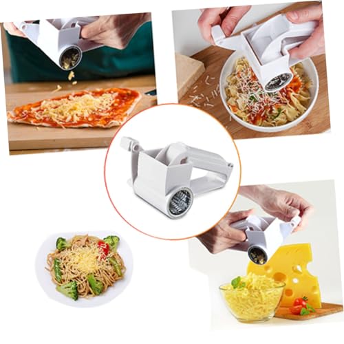 Rallador de queso LIFKOME multifuncional plástico blanco miniatura 5
