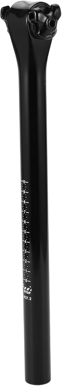 Bike Seat Posts 27.2x350mm Bike Saddle Post Seat Tube Carbon Fiber Gloss Black Lightweight