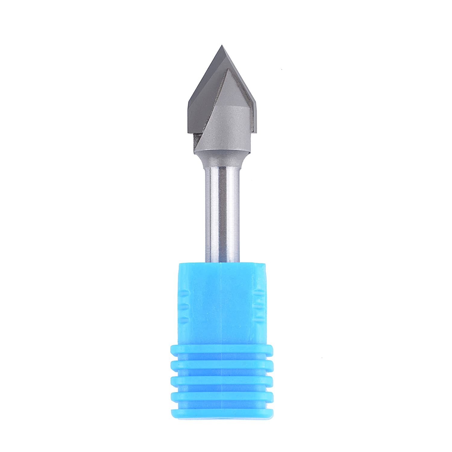SpeTool Fraise Chanfreiner Diamètre de la Tige 6mm a Rainurer en V 60 Degres pour Gravure CNC Diamètre de Coupe 12mm Fraise V pour Graver Chanfreiner
