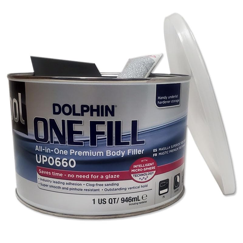 U-Pol Dolphin ONE-Fill All-in-One Premium Body Filler - Quart
