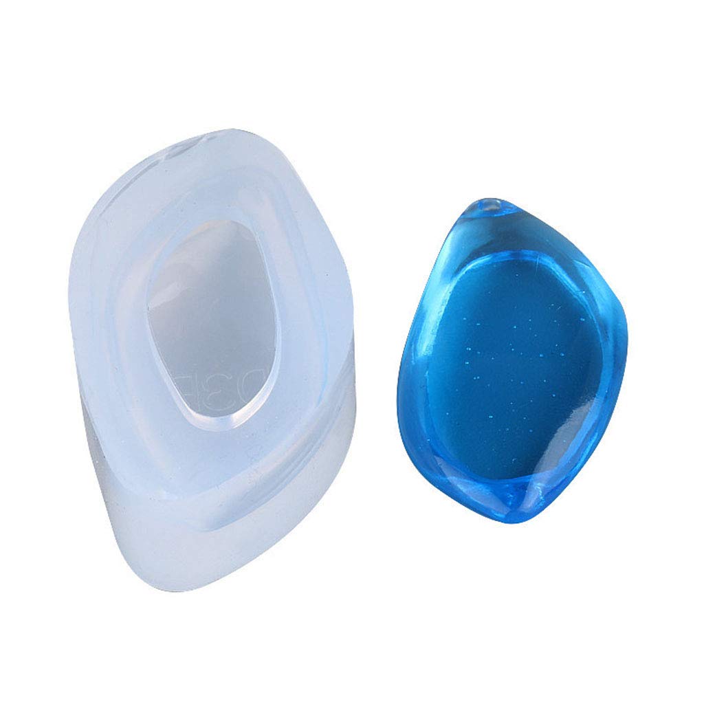 Stampi per colata di gioielli Stampo in silicone a forma di goccia d'acqua per orecchini pendenti ornamenti stampi in resina portachiavi-collana