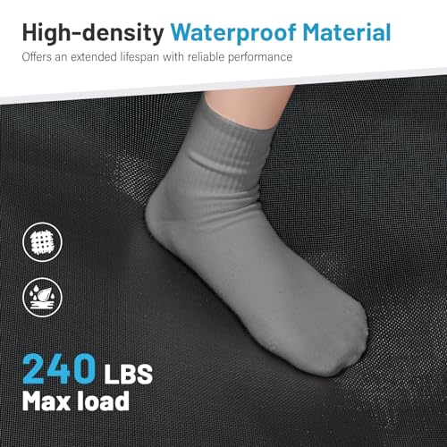 Image of Lyromix 40 inch / 48 inch Rebounder Trampoline for Adults with Adjustable Bar, Mini Fitness Trampoline for Adults and Kids, Small Exercise Trampoline with Handle for Indoor Outdoor Workout